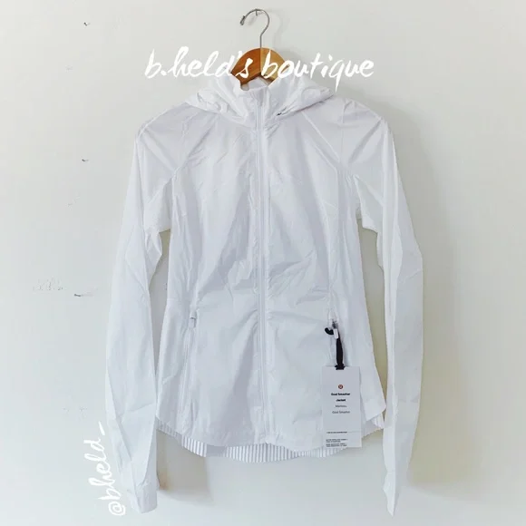 lululemon Goal Smasher Jacket in White Size New NWT